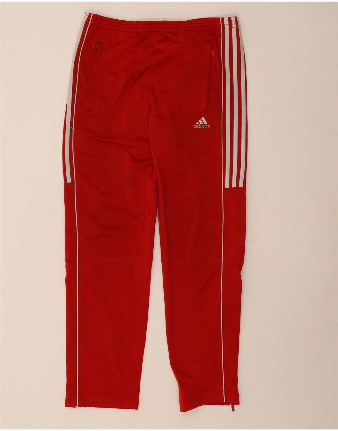 Pantaloni de trening Adidas pentru baieti 13-14 ani rosii