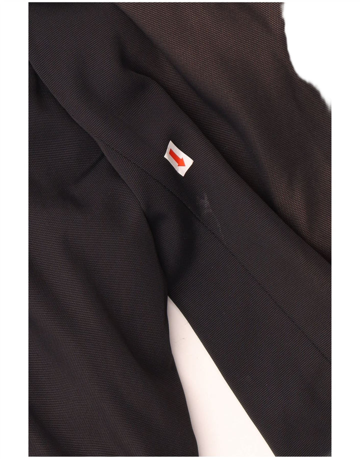 Pardesiu BURBERRY pentru bărbați UK 40 mare, negru, clasic din poliamidă