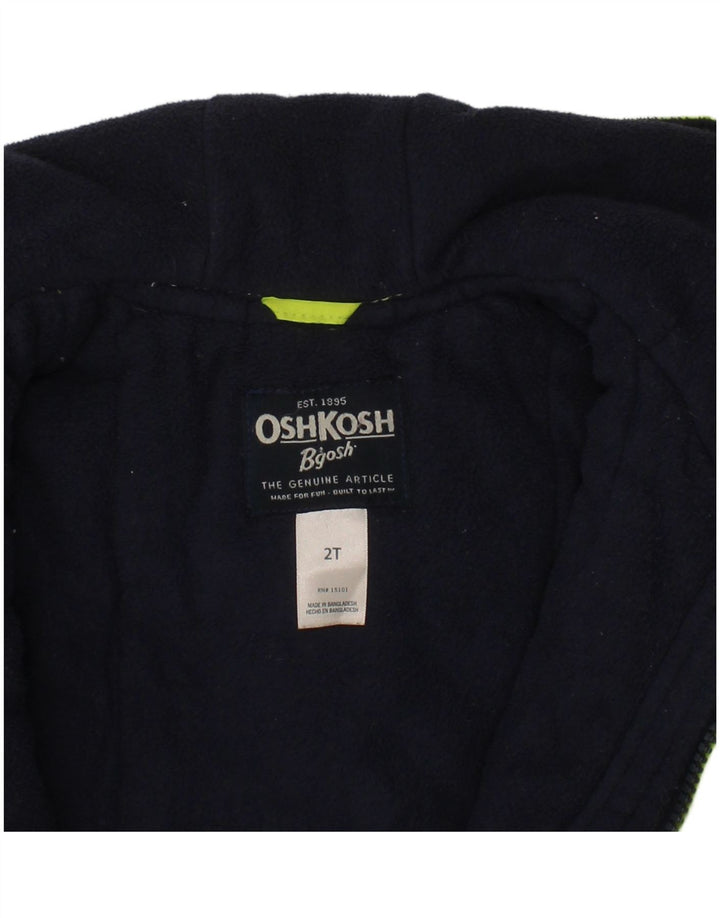 OSH KOSH Baby Boys Windbreaker Jacket 18-24 Months Black Colourblock