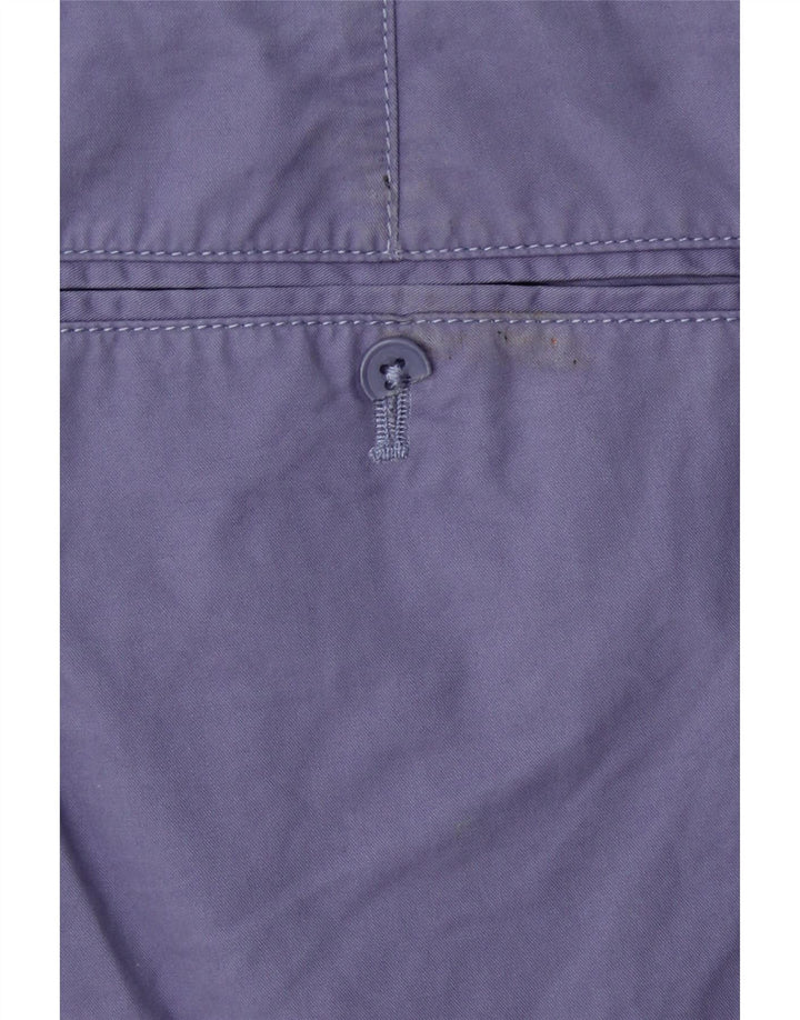 FAT FACE Pantaloni scurți chino pentru bărbați W32 bumbac violet mediu