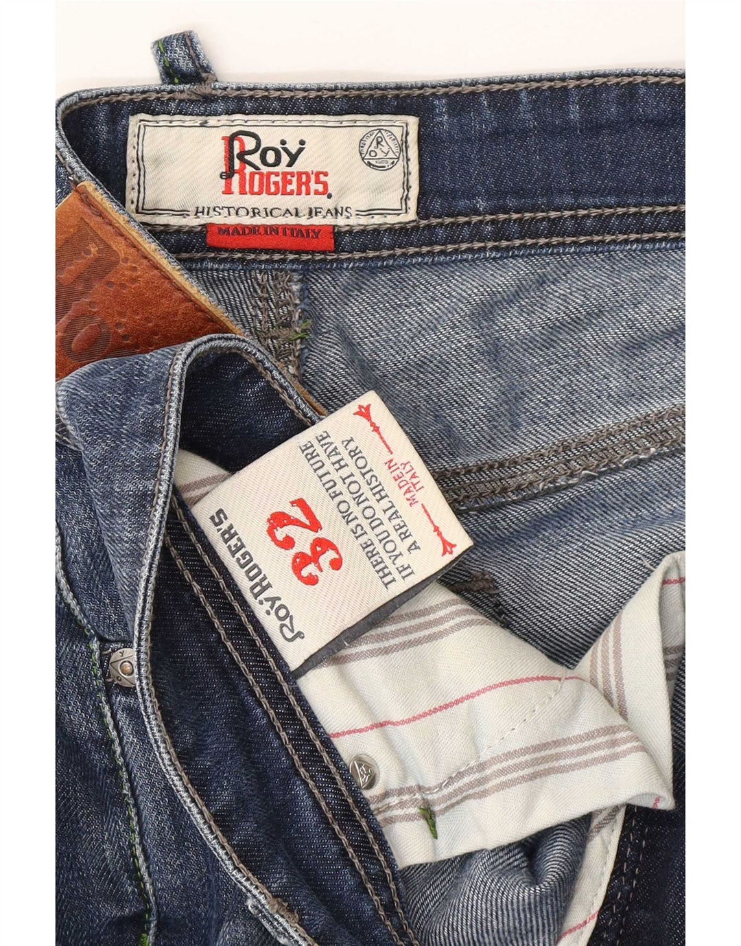 Blugi subțiri Roy Rogers pentru femei W32 L28 Bumbac albastru