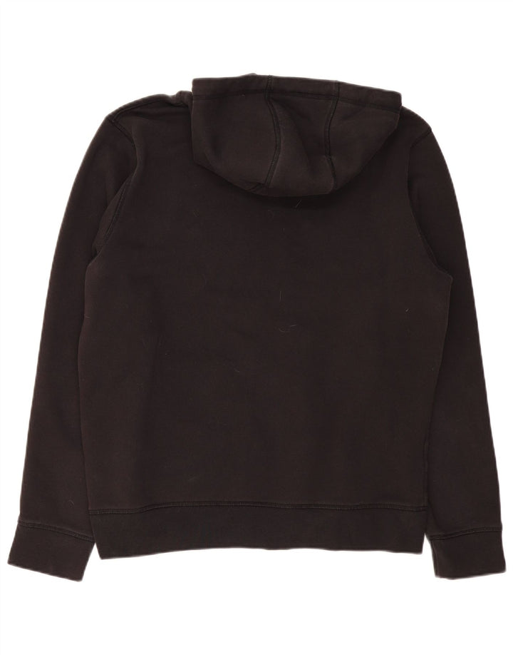 TOMMY HILFIGER Pulover cu glugă grafic pentru bărbați, bumbac mare, negru