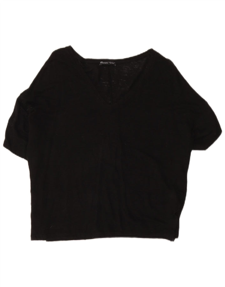 Bluză pentru femei Zara UK 14 Medium Negru