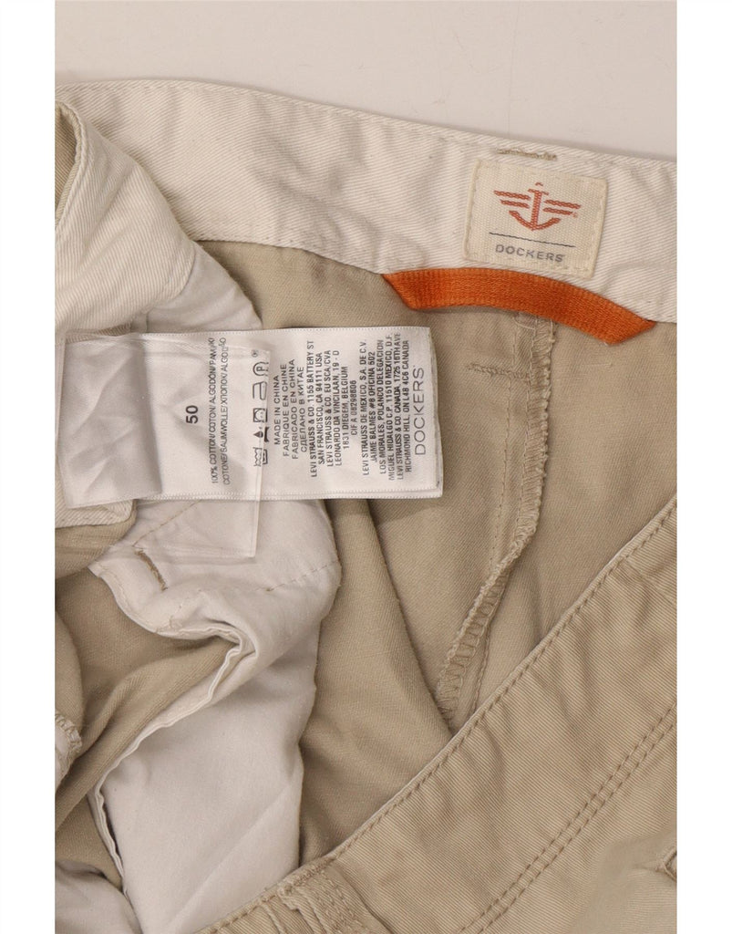DOCKERS Mens Cargo Shorts W50 4XL Beige Cotton Vintage Dockers and Second-Hand Dockers from Messina Hembry 