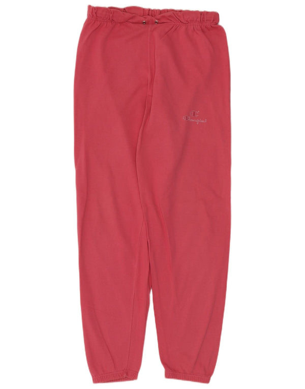 Pantaloni de trening Champion pentru femei Joggeri UK 14 Bumbac roz mediu