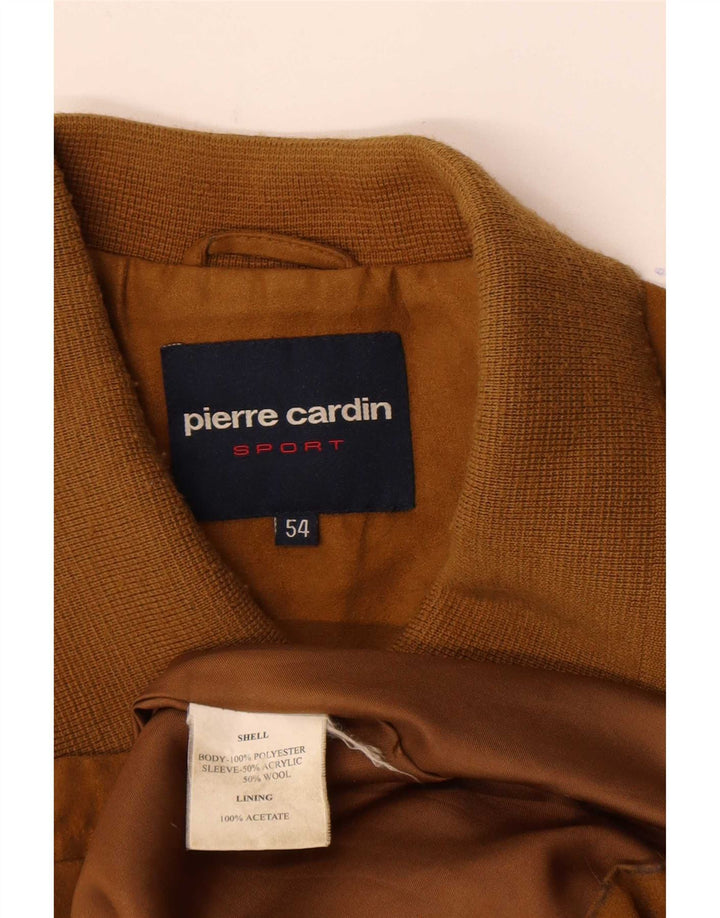 Jachetă bomber pentru bărbați Pierre Cardin IT 54 2XL Galben Poliester