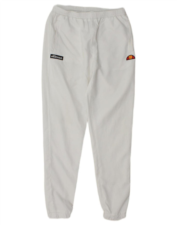 ELLESSE Pantaloni de trening pentru bărbați Pantaloni de jogging Mici Poliester alb