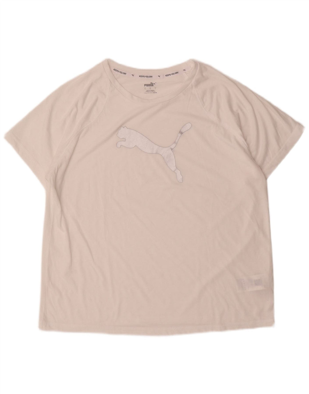 Tricou grafic Puma pentru bărbați Top mare din poliester alb