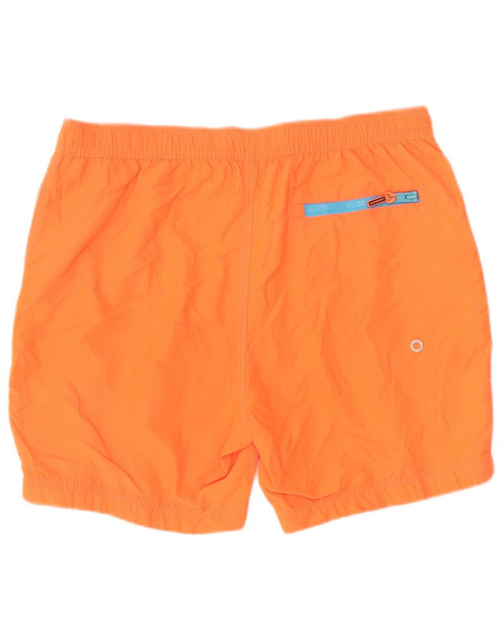 Pantaloni scurți de înot grafic pentru bărbați Superdry XL poliester portocaliu