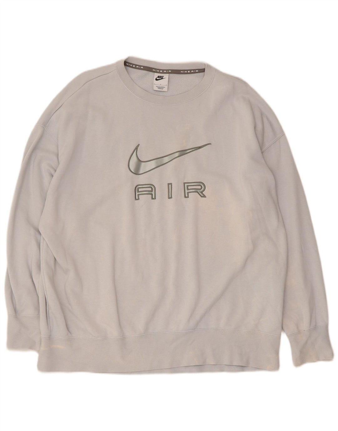 Hanorac grafic pentru bărbați Nike Pulover mare, albastru, bumbac