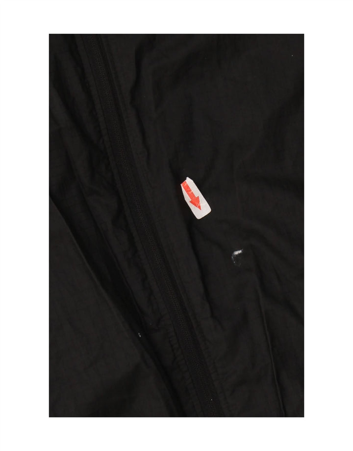 Jachetă de ploaie cu glugă Nike pentru femei UK 14 Poliester mediu negru