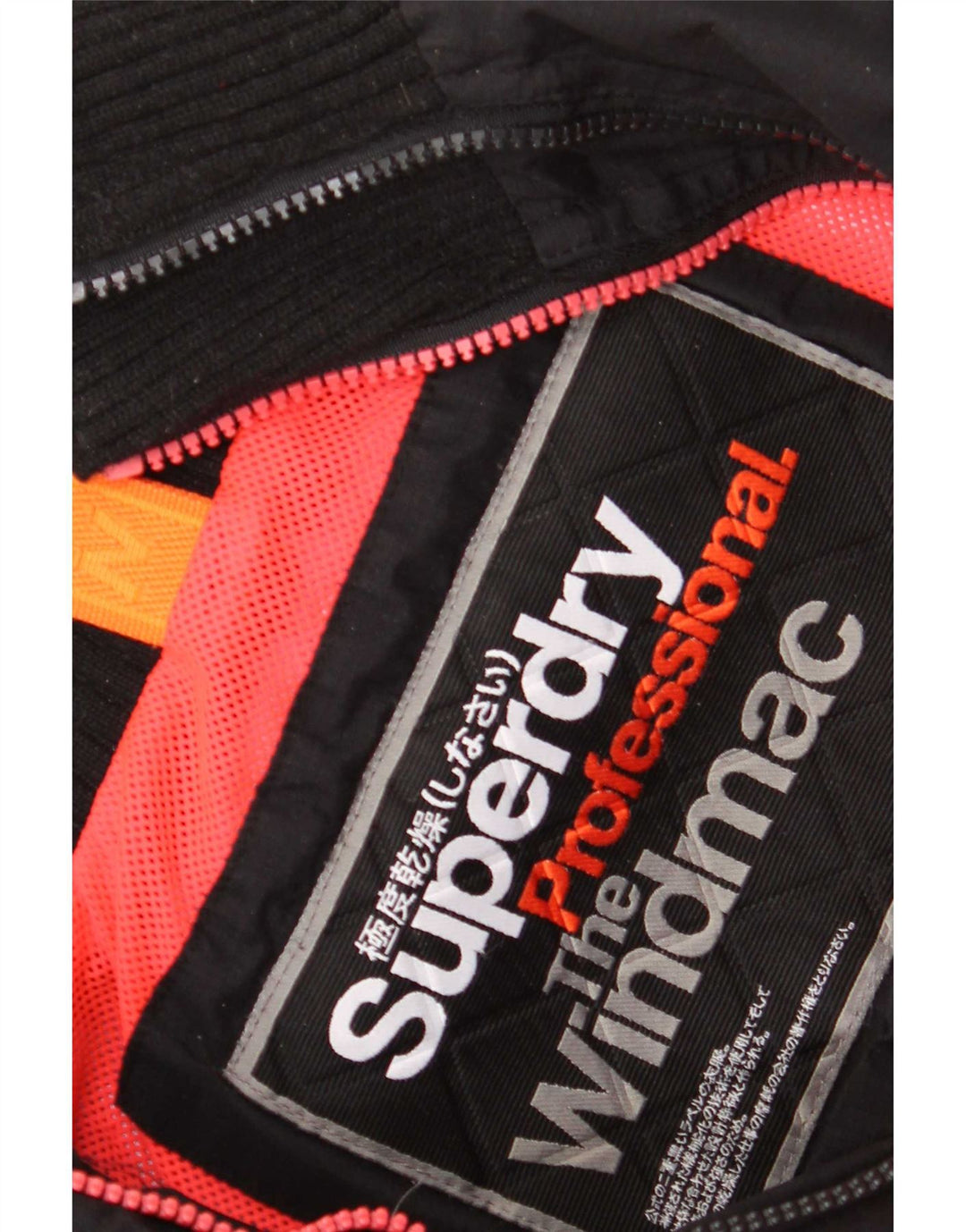 Jachetă de ploaie cu glugă The Windmac pentru femei Superdry UK 36 Poliester negru mic