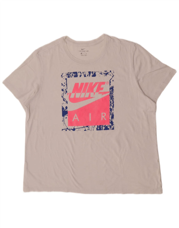 Tricou grafic pentru bărbați Nike Top 2XL Bumbac alb