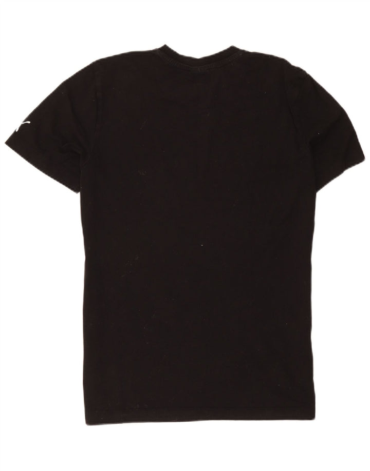 Tricou grafic Puma pentru bărbați Top mediu negru Colorblock
