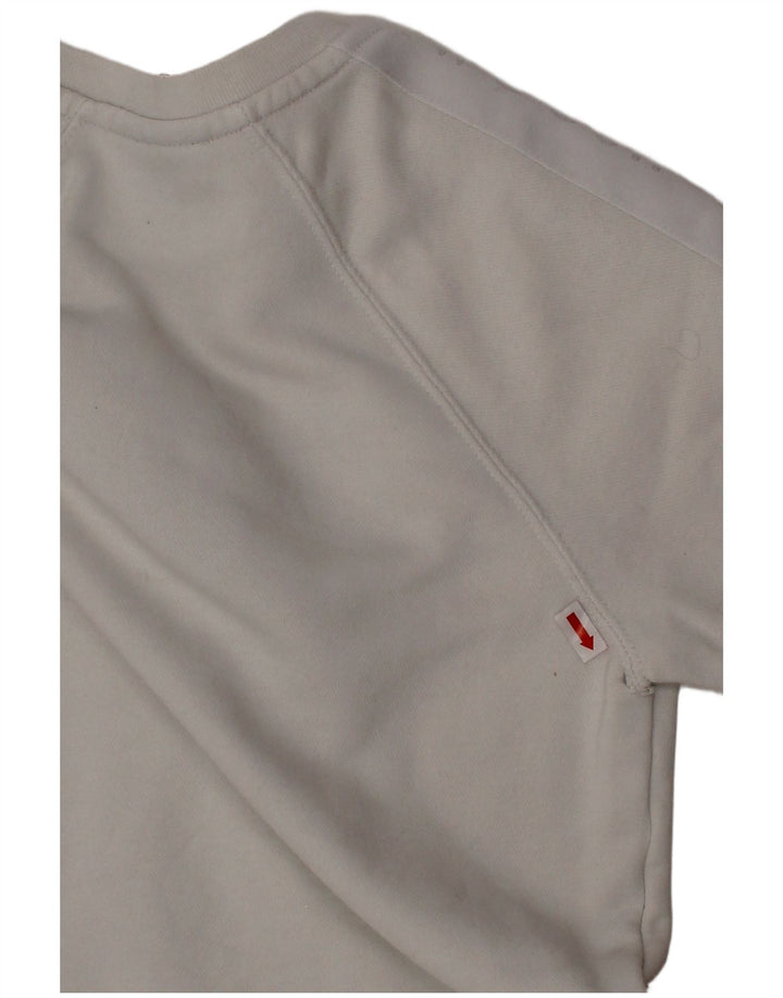 Pulover NIKE Swoosh Standard Fit pentru băieți, 8-9 ani, mic, alb