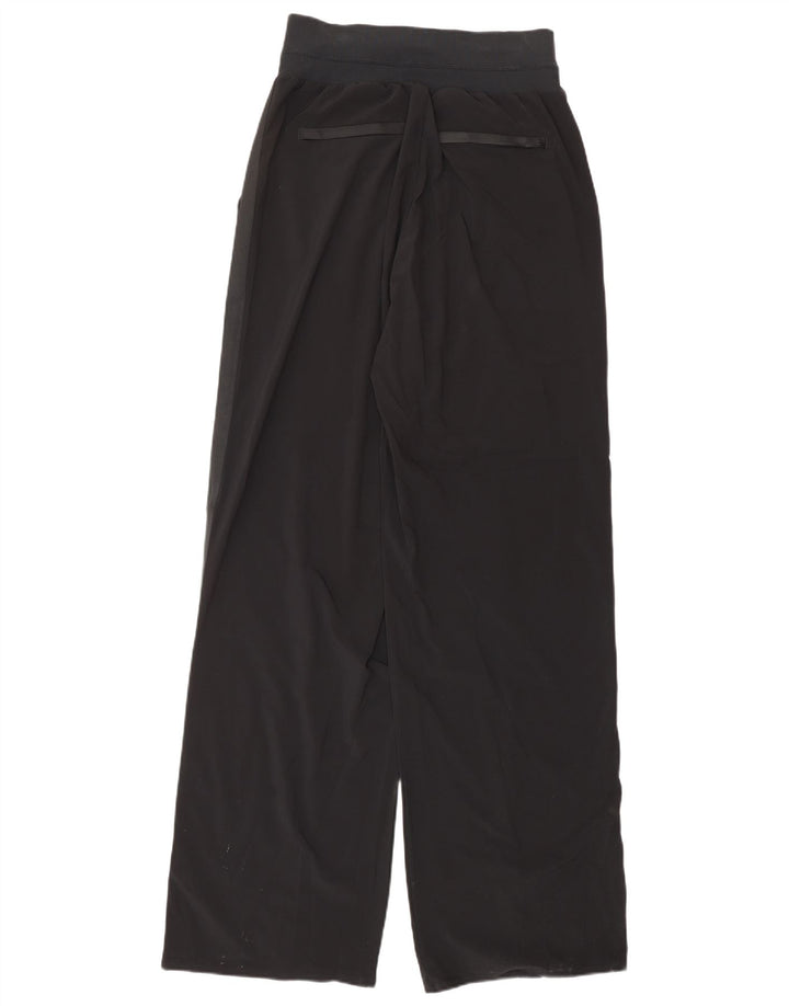Pantaloni de trening pentru femei ATHLETA cu picioare largi US 6 Poliester mediu negru