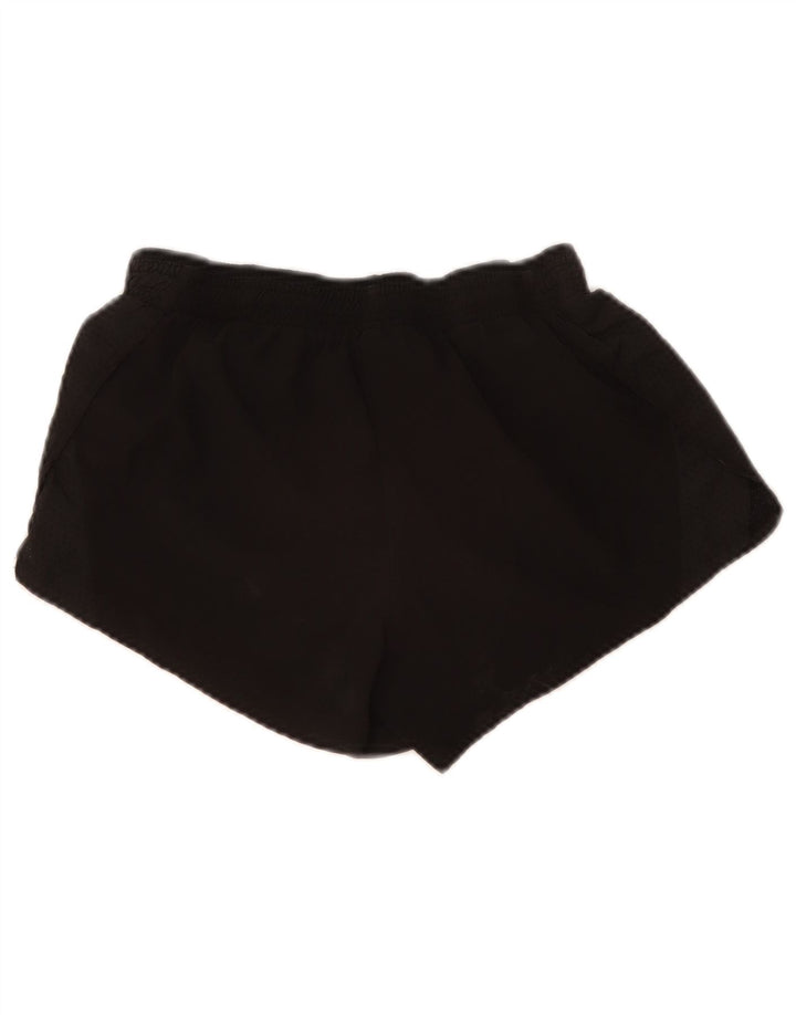 Pantaloni scurți sport Nike Dri Fit pentru femei UK 10, poliester negru mic