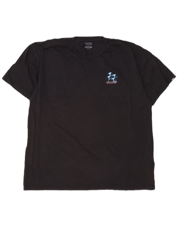 Tricou grafic VANS Classic Fit Top 2XL bumbac negru