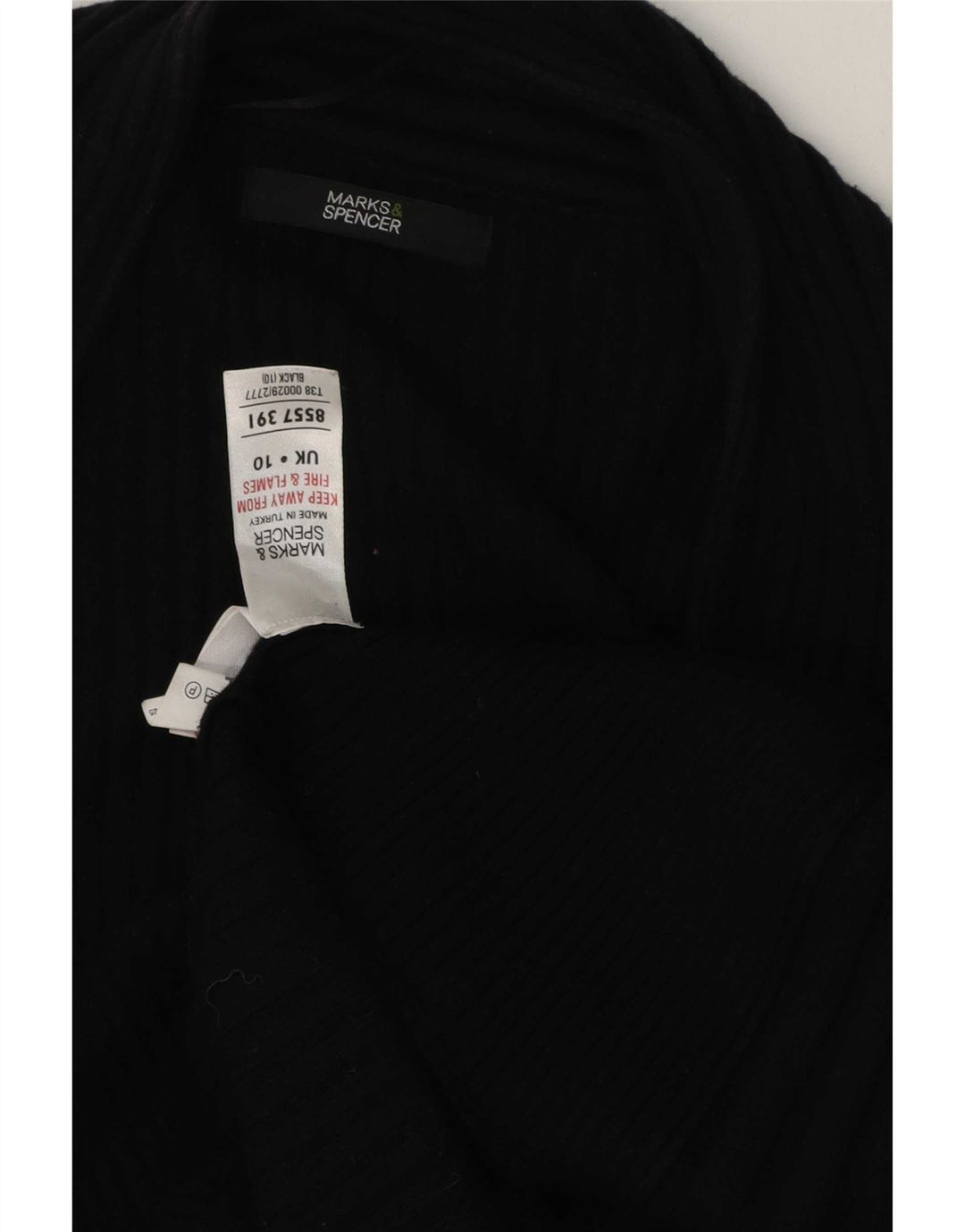 Pulover cardigan deschis pentru femei Marks & Spencer UK 10 Mic Negru