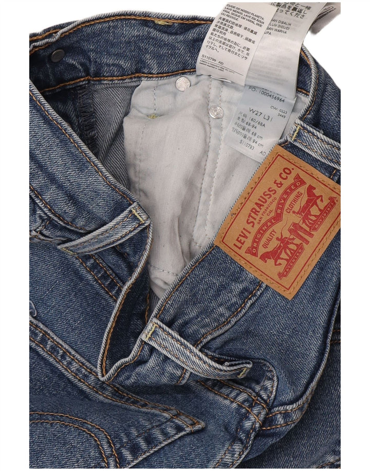 Blugi Levi's Ribcage Bootcut W27 L31 Blue Bumbac