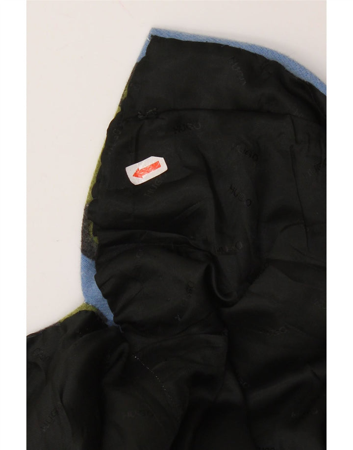 Fusta Dreaptă Vintage Femei W36 XL Albastru Floral