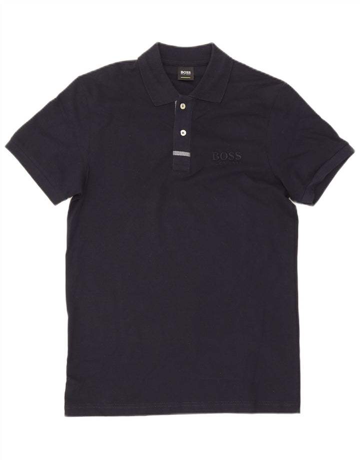 Tricou polo Hugo Boss pentru bărbați, mediu bleumarin