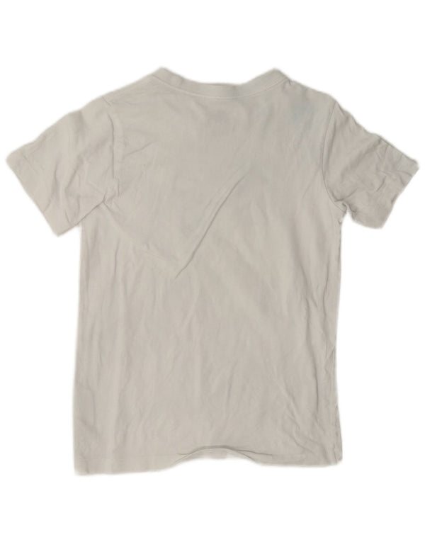 Tricou grafic Nike pentru băieți Top 10-11 ani Bumbac alb mediu