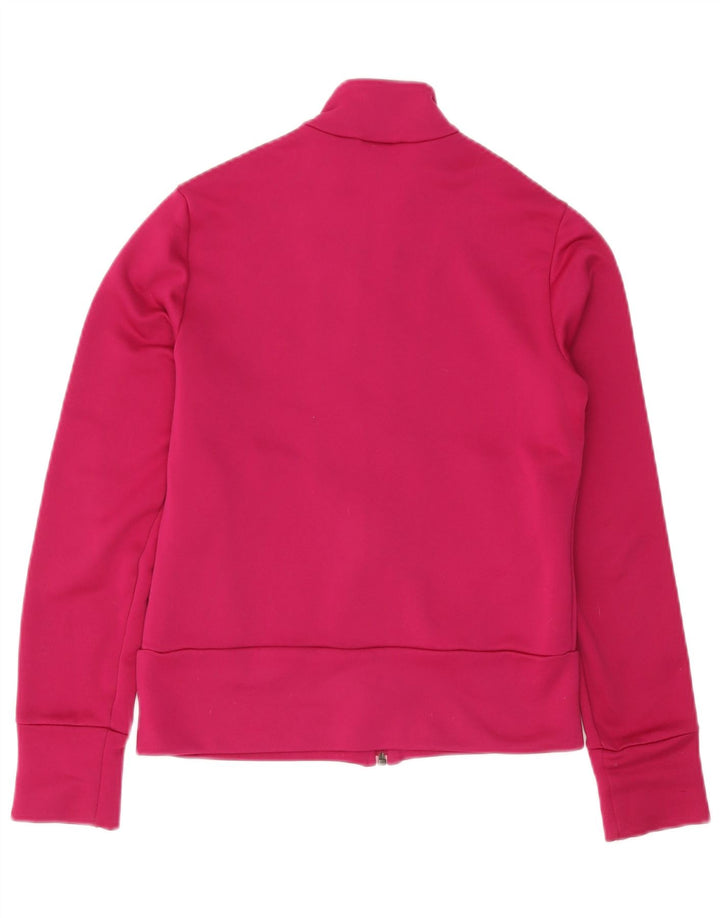 Jachetă de top pentru trening Adidas pentru femei UK 14 Poliester roz mediu