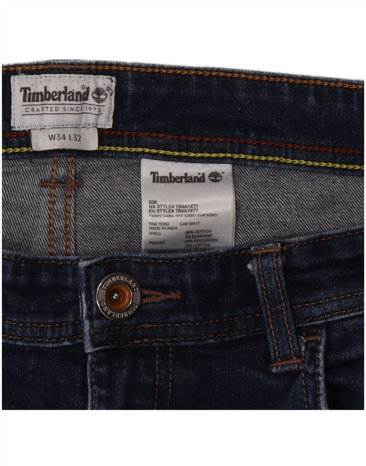 Blugi slim pentru bărbați Timberland W34 L32 Bumbac albastru