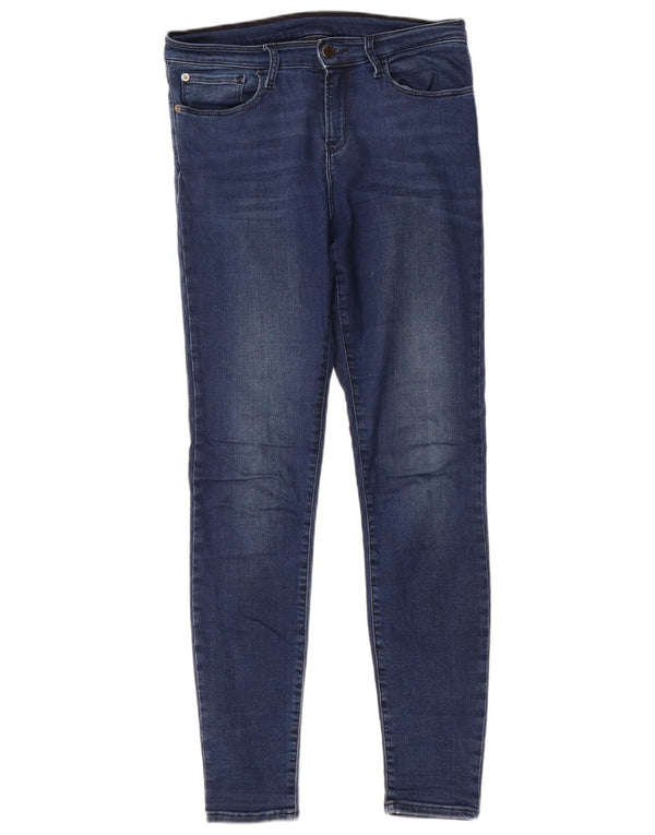 Emporio Armani Womens Skinny Jeans W29 L32 Blue Cotton