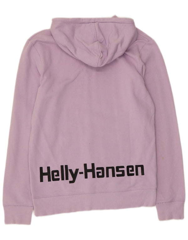 HELLY HANSEN Pulover cu glugă cu grafică, cu formă normală, pentru bărbați, bumbac violet mic