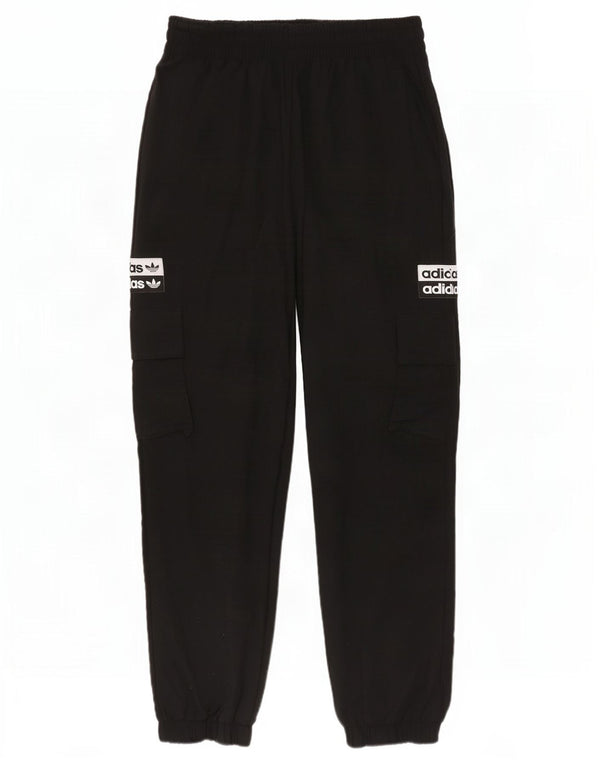 Pantaloni de trening cu grafic pentru femei Adidas Pantaloni de jogging UK 4 XS Nylon negru