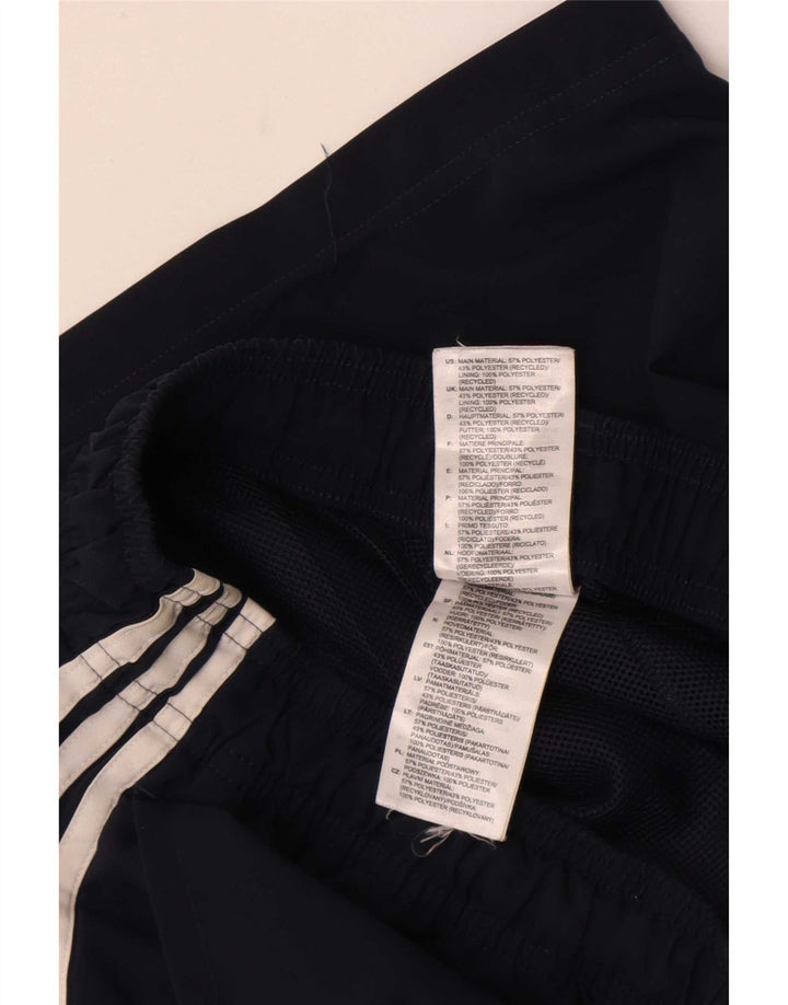 Pantaloni scurți sport Adidas pentru bărbați, poliester, albastru, mediu