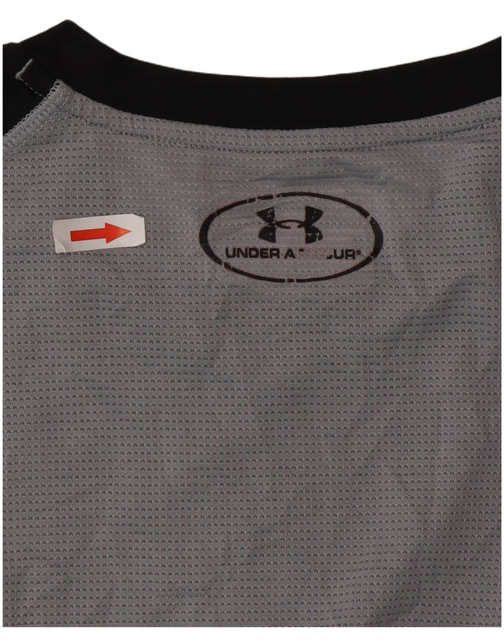 Vestă Under Armour pentru bărbați Heat Gear Top mic, negru, poliester color bloc