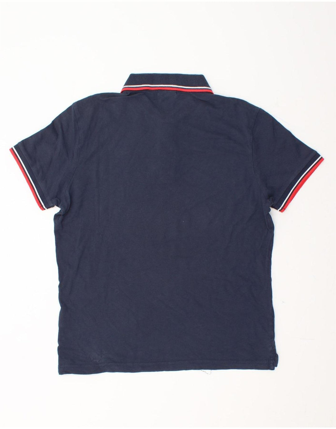 DIADORA Mens Polo Shirt Medium Navy Blue Cotton Vintage Diadora and Second-Hand Diadora from Messina Hembry 