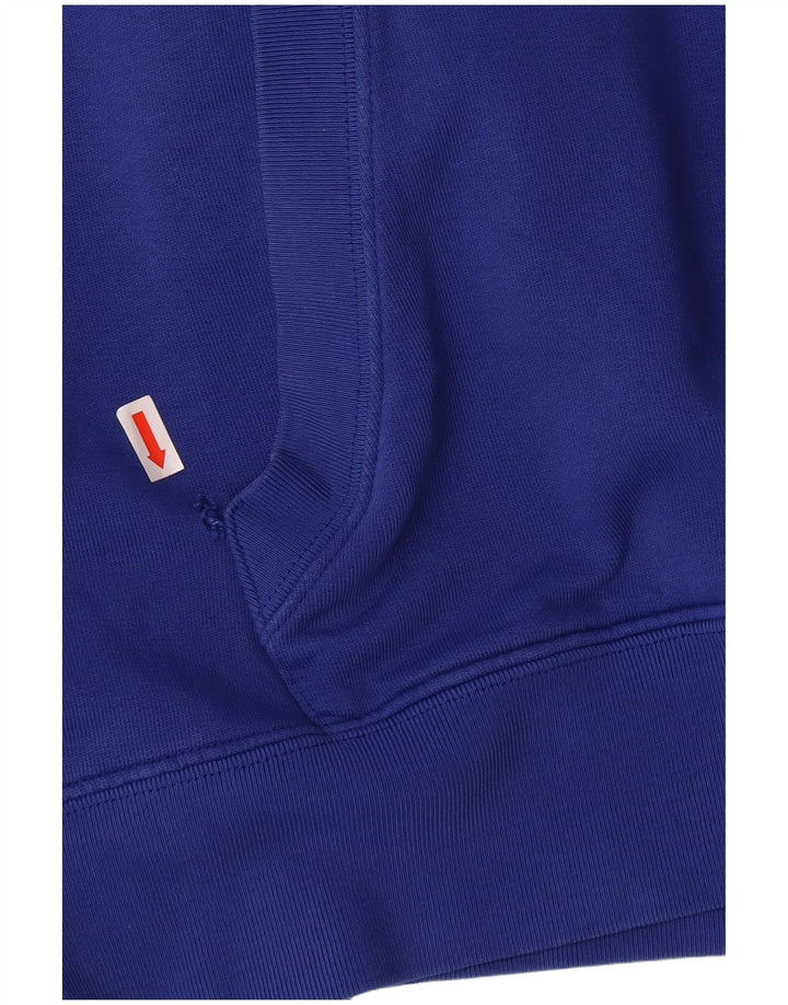 Pulover pentru bărbați CONVERSE Graphic Hoodie Pulover mare, albastru, bumbac