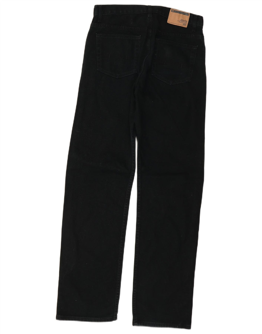 Blugi drepți pentru bărbați Marks & Spencer Blue Harbour W32 L33 bumbac negru