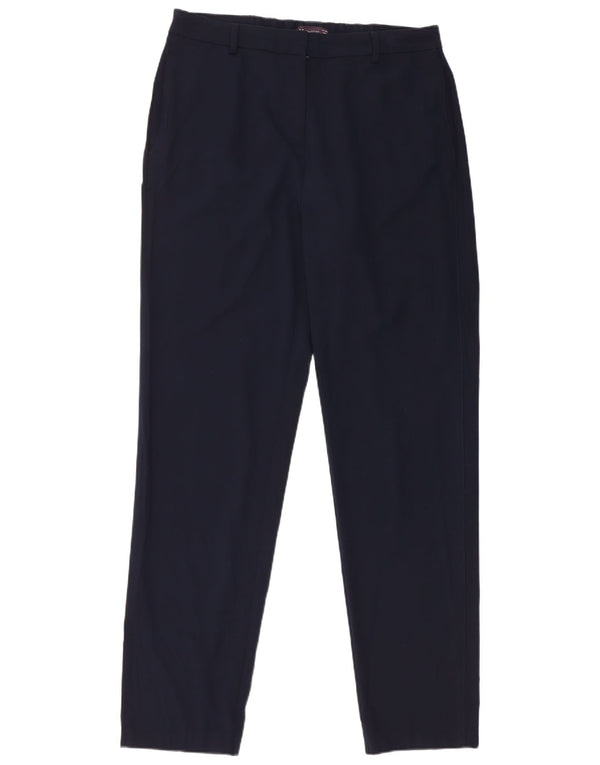 Pantaloni chino pentru femei cu talie înaltă Marks & Spencer UK 14 Large W34 L32 Bleumarin B