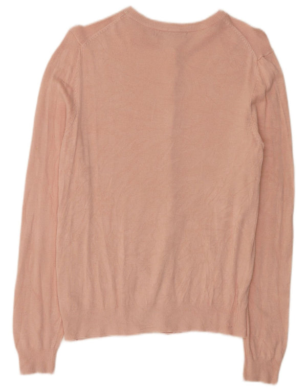 Pulover cardigan pentru femei Marks & Spencer UK 10 mic roz viscoză