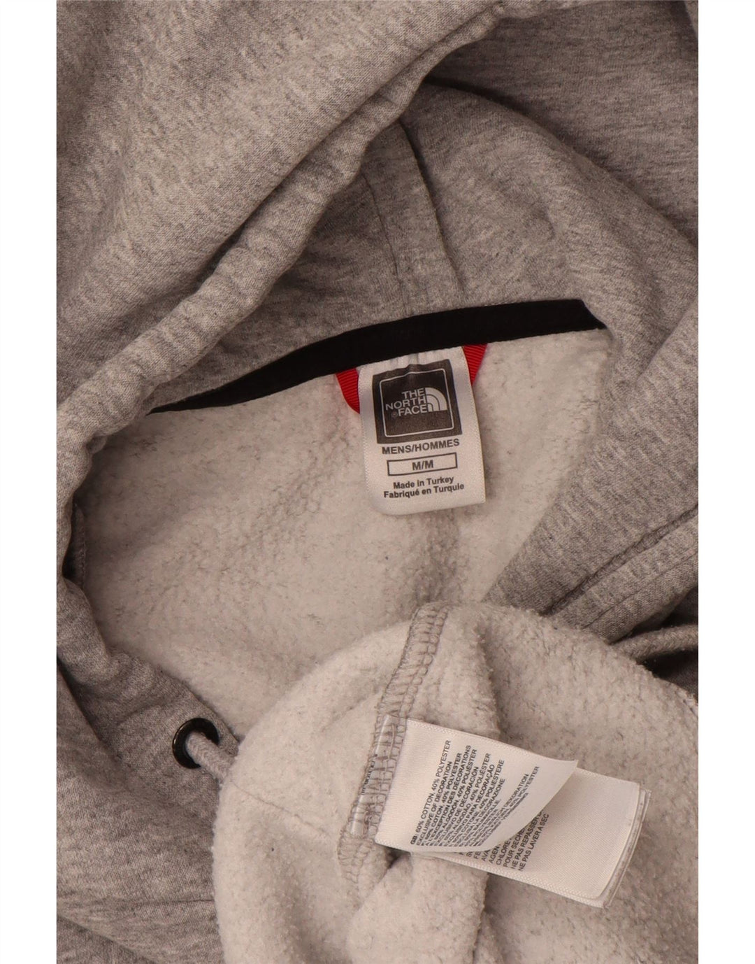 Pulover pentru bărbați The North Face, bumbac, gri mediu