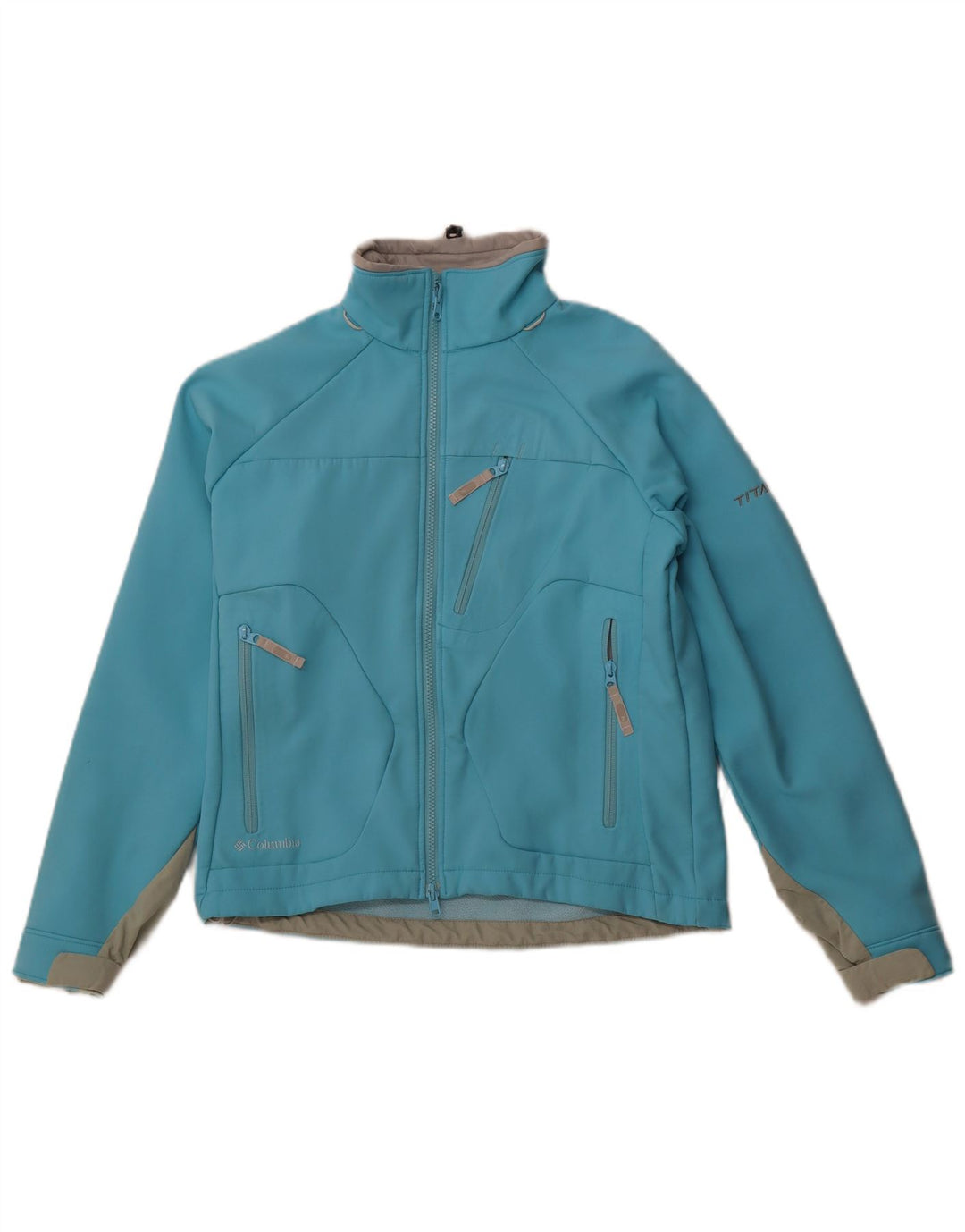 Jachetă Columbia pentru femei Titanium Windbreaker UK 14 Medium Blue Poliester
