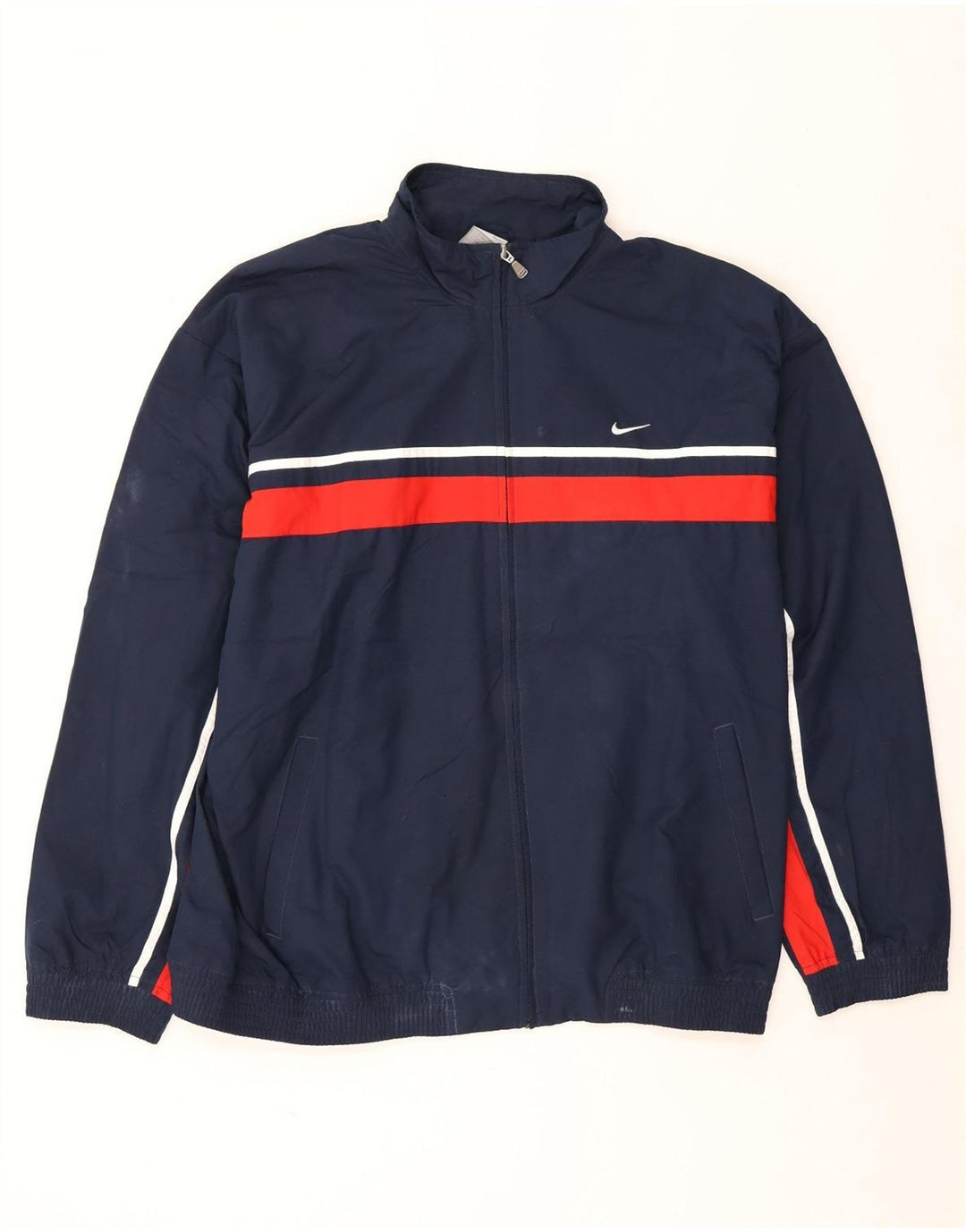 Jachetă de trening Nike pentru bărbați Marea Britanie 44/46 XL Bleumarin Poliester color bloc