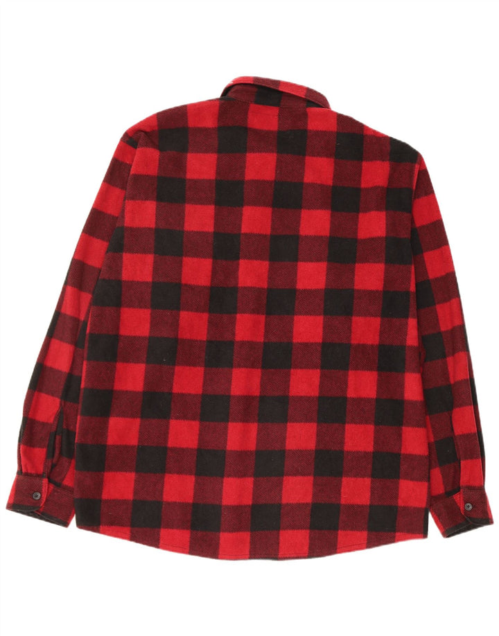 Cămașă din flanel pentru bărbați Wrangler XL, poliester cu carouri roșii