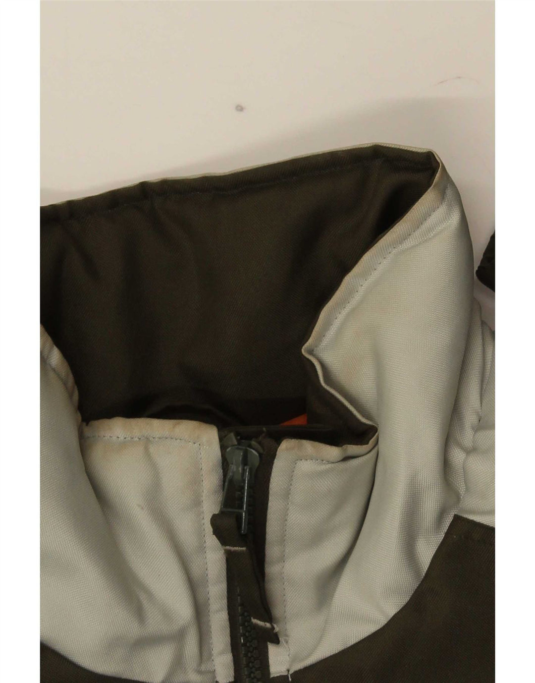 Jachetă căptușită pentru bărbați Kappa UK 38 Medium Kaki Poliester color bloc