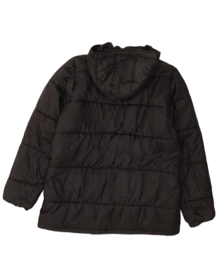 Jachetă căptușită cu glugă Adidas pentru femei EU 40 Poliester mediu negru
