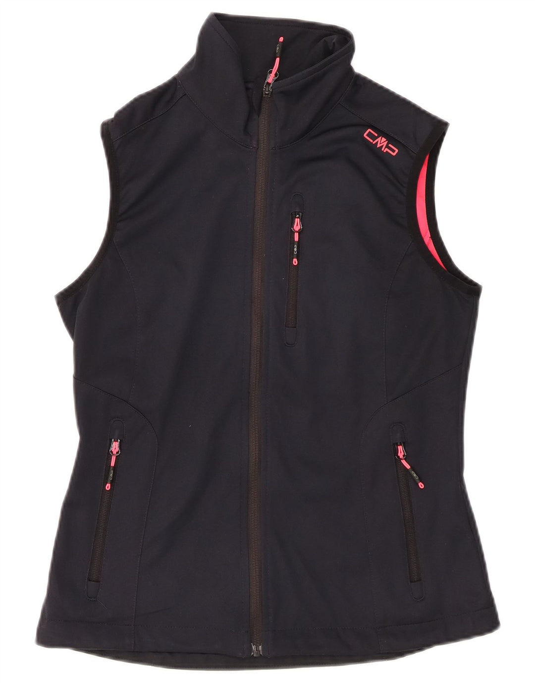 Jachetă de trening fără mâneci CMP pentru femei UK 6 XS poliester bleumarin