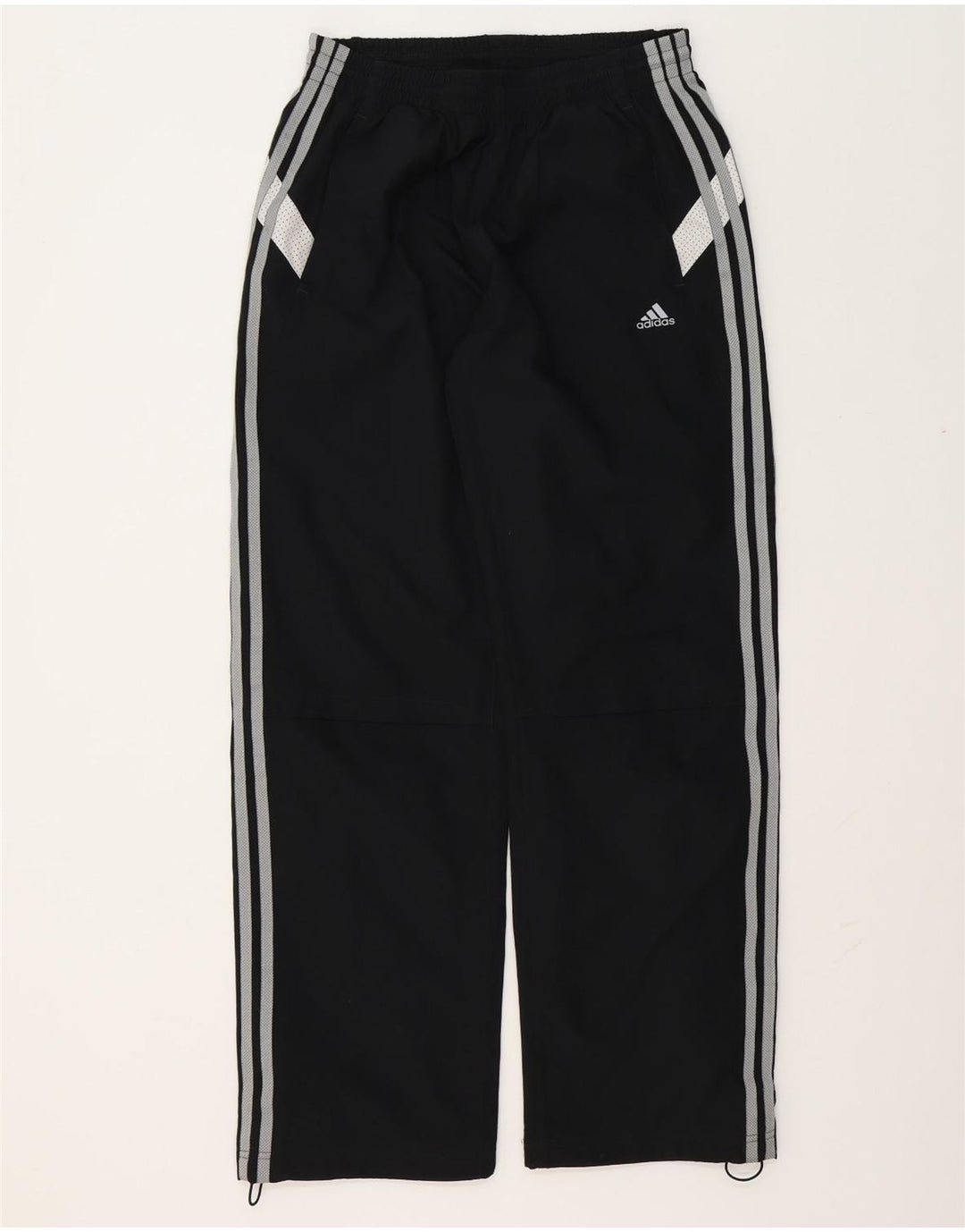 Pantaloni de trening ADIDAS pentru bărbați, negru mediu, poliester bloc de culoare