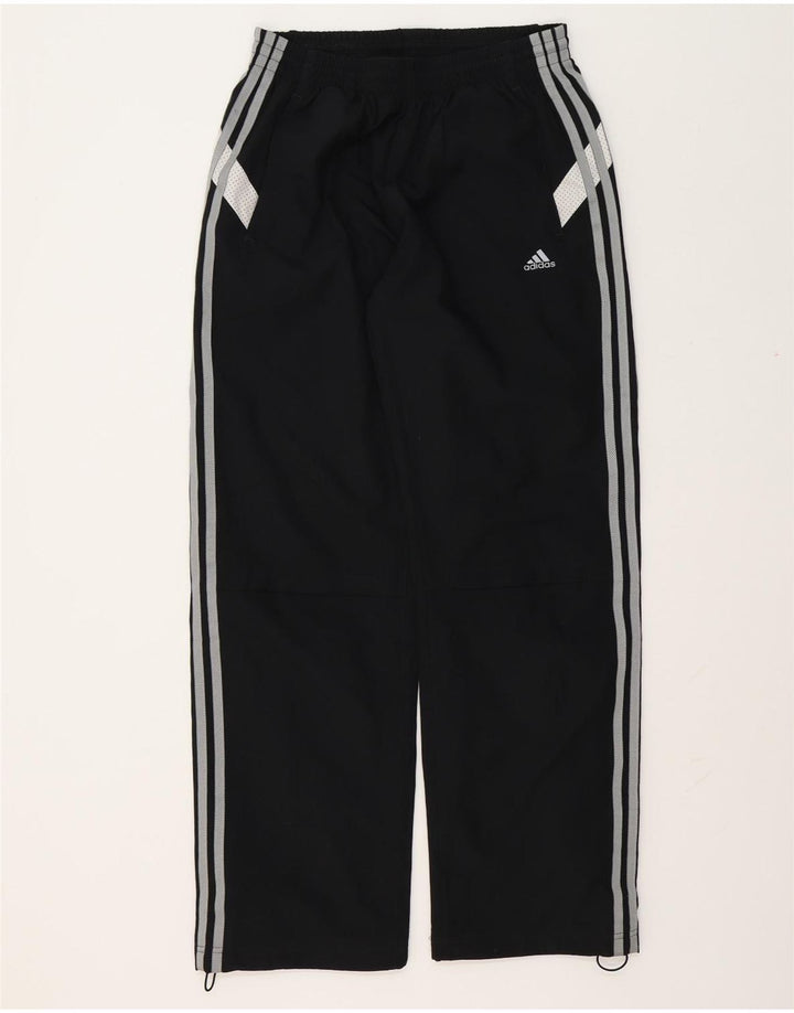 Pantaloni de trening ADIDAS pentru bărbați, negru mediu, poliester bloc de culoare