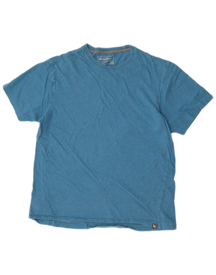 Tricou pentru bărbați Eddie Bauer Top din bumbac albastru mediu