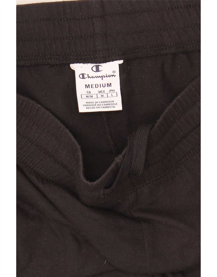 Pantaloni scurți sport grafic Champion pentru femei UK 12 Medium Black
